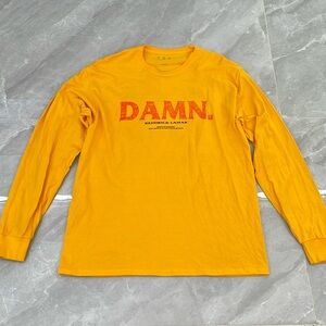 TDE Kendrick Lamar Official “DAMN.” 2017 Tour Concert Merch Long Sleeve Shirt